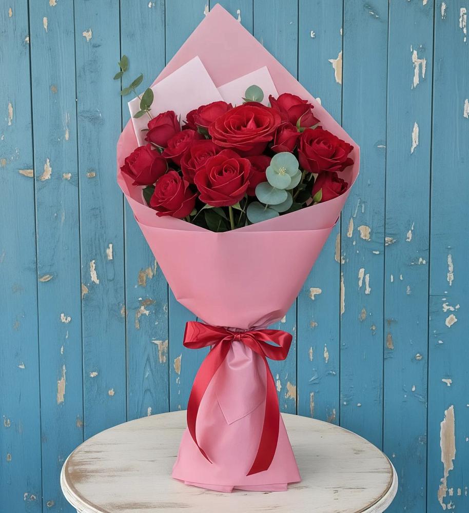 Букет цветов из: Розы в Индустрие