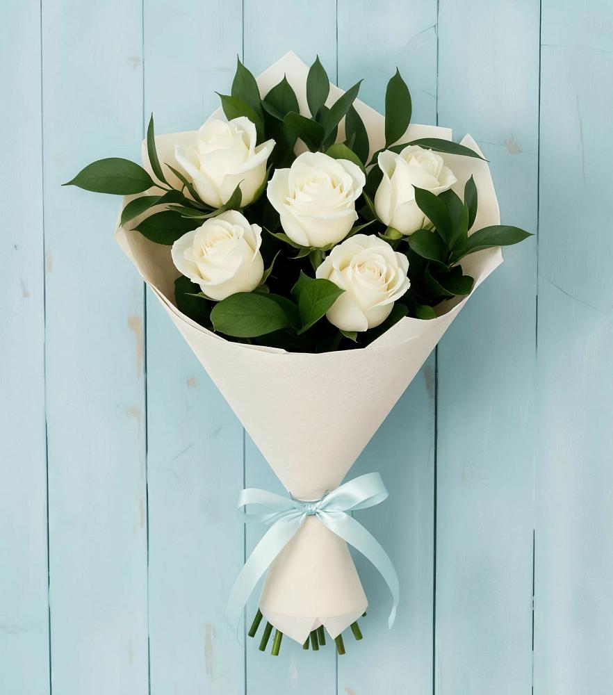 Букет цветов из: Розы в Индустрие