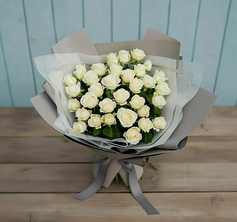 Букет Белоснежная нежность в Индустрие