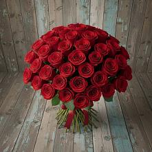 Букет 55 Красных роз Фридом #REPLACE_PRED# Индустрие