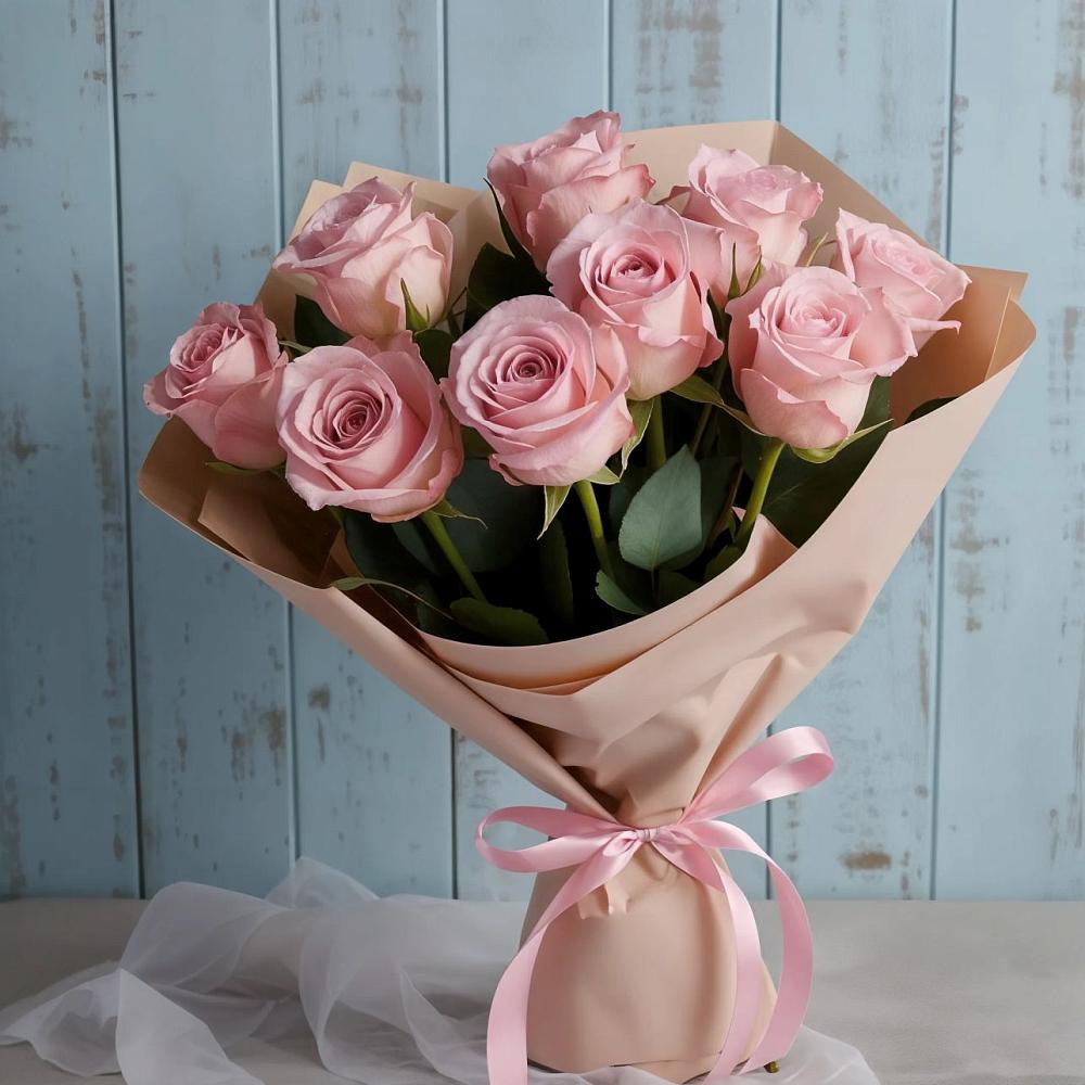 Букет цветов из: Розы в Индустрие