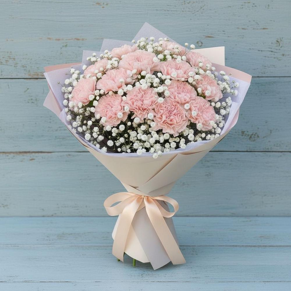 Букет цветов из: Гвоздики в Индустрие