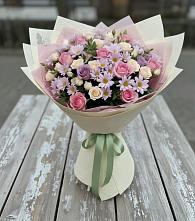 Букет цветов из:  Розы и Хризантемы #REPLACE_PRED# Индустрие