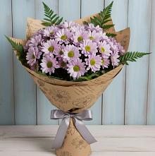 Букет цветов из:  Хризантемы в Индустрие