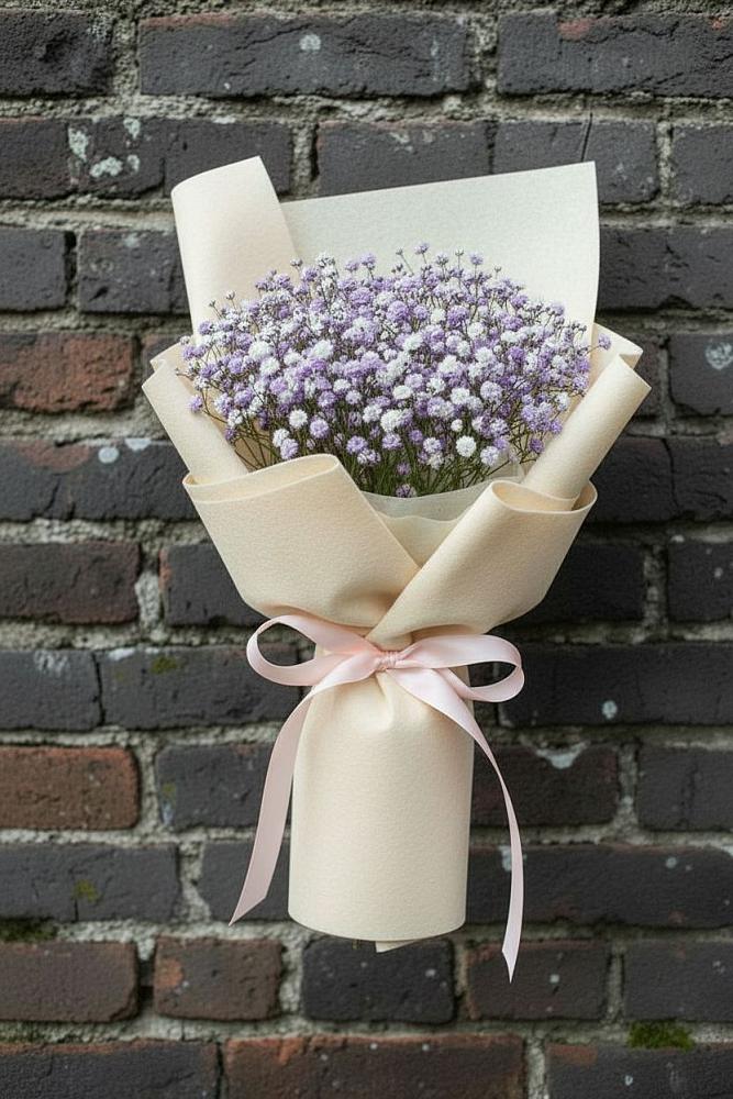 Букет цветов из: Гипсофила в Индустрие