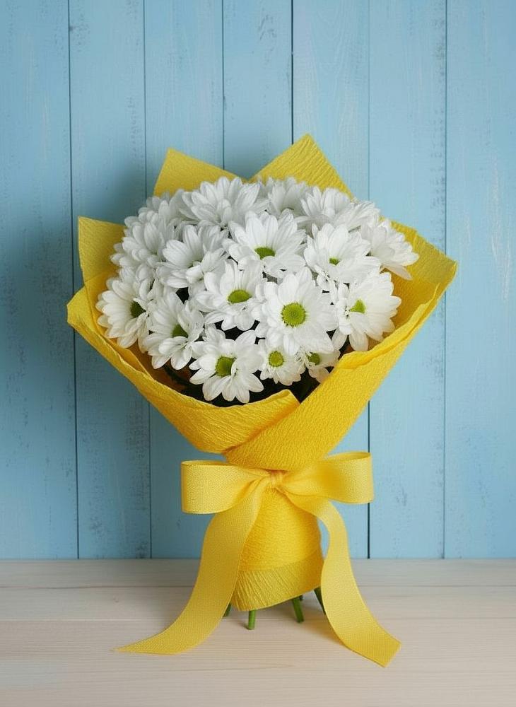 Букет цветов из: Хризантемы в Индустрие