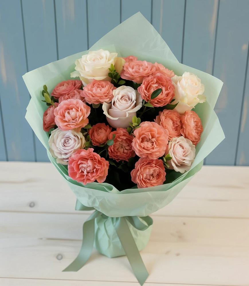 Букет цветов из: Розы в Индустрие