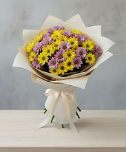Букет цветов из:  Хризантемы в Индустрие