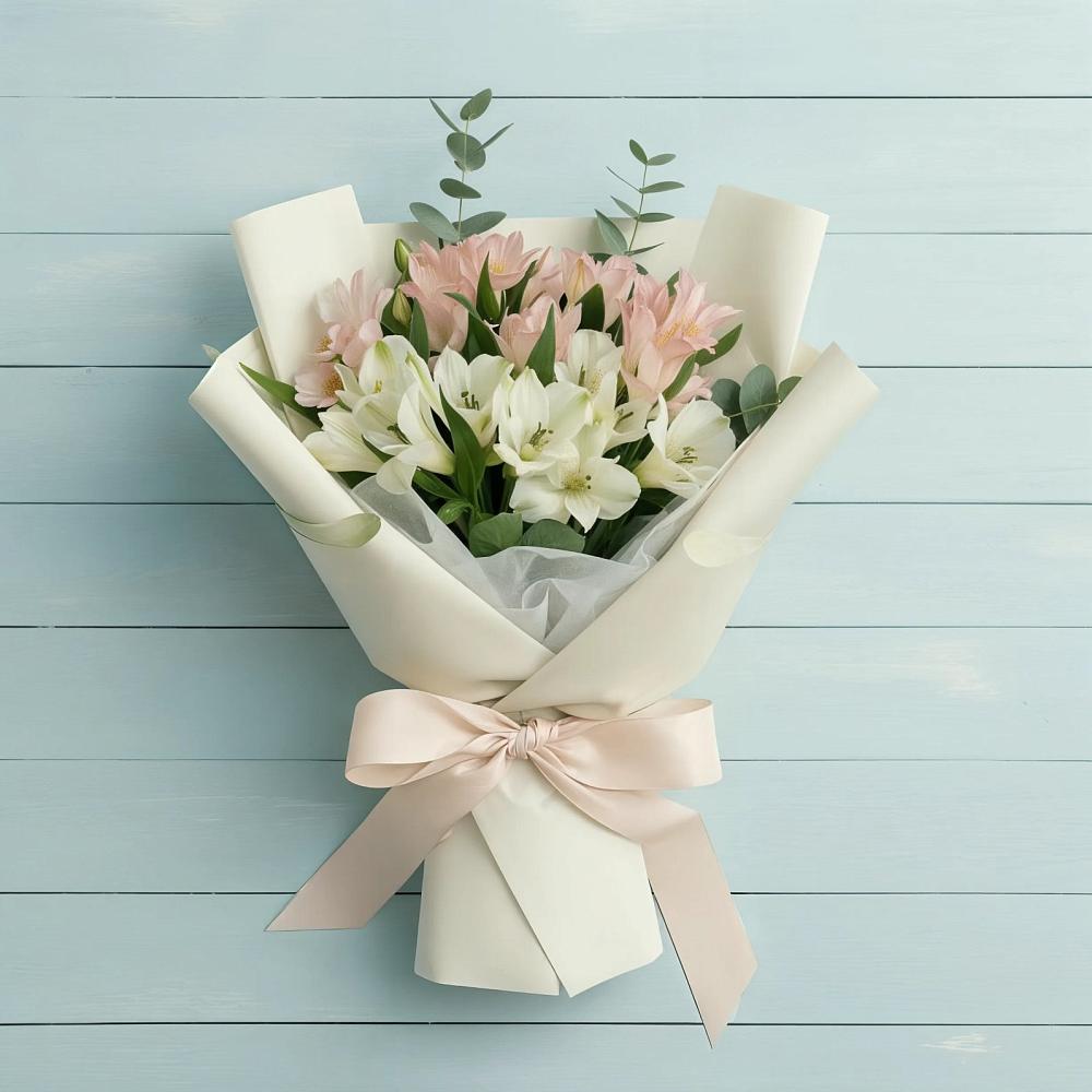 Букет цветов из: Альстромерии в Индустрие