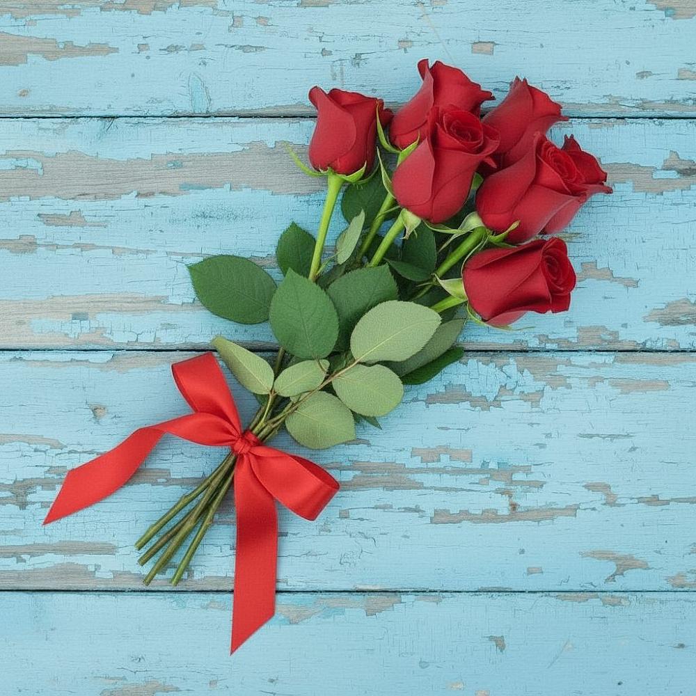 Букет Красные розы в Индустрие